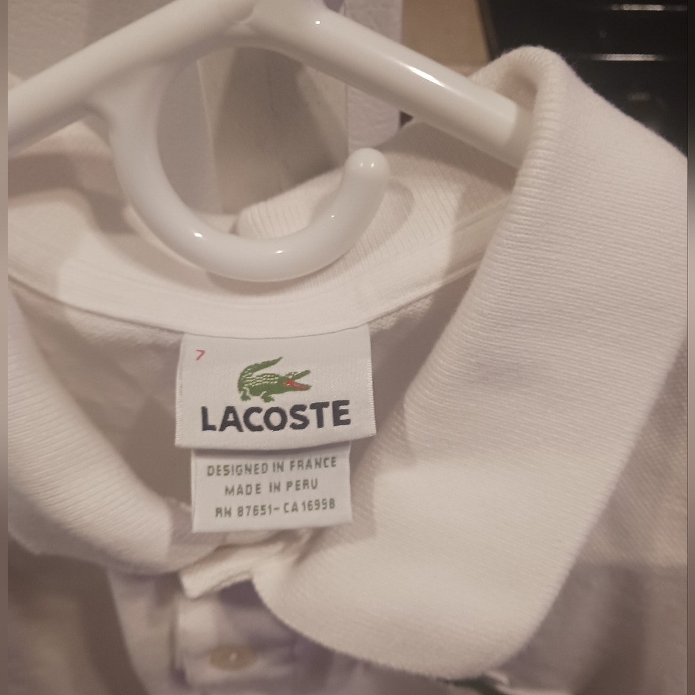 lacoste large polo shirt